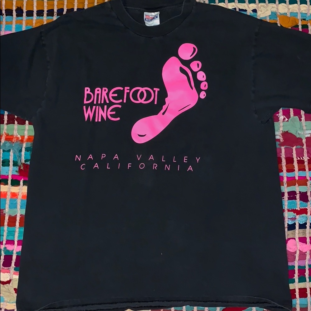 Barefoot wine t-shirt